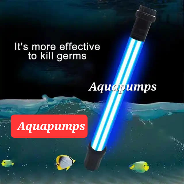 Submersible UV Light Lamp Waterproof Ultraviolet for Aquarium Fish Tank Pond Water Clean