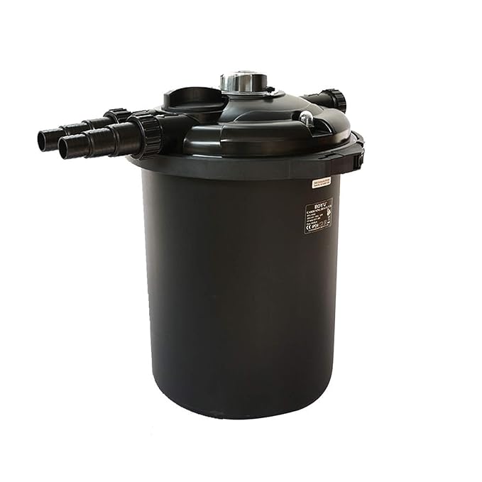 BOYU Aquarium KOI Pond Fish Pressure Water Filter With Sterilizer Bio Filter External Canister System