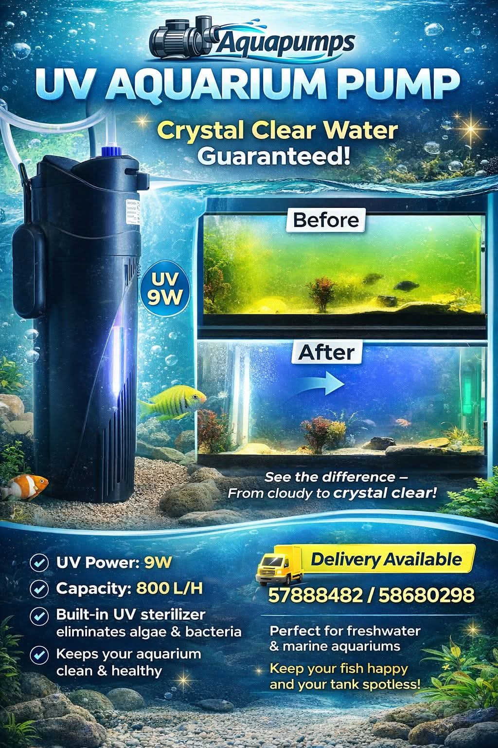 Aquarium UV Pump